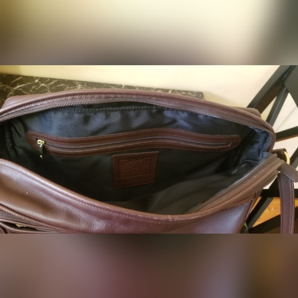 Vintage Coach Brown Leather Brief Case/ Massager Bag - Picture 15 of 15
